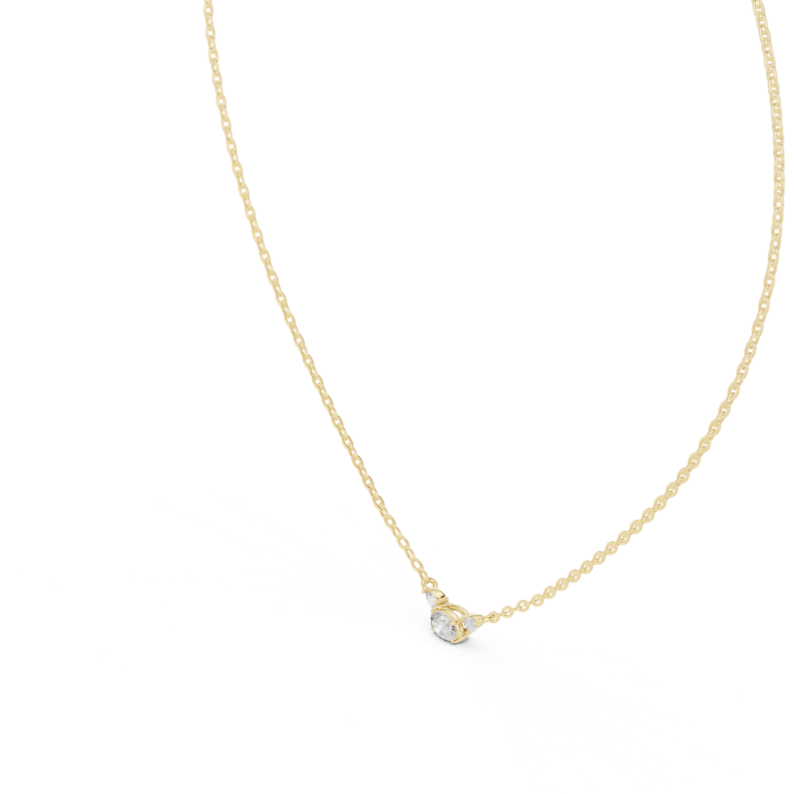 Nerissa Chevron Drop Pendant