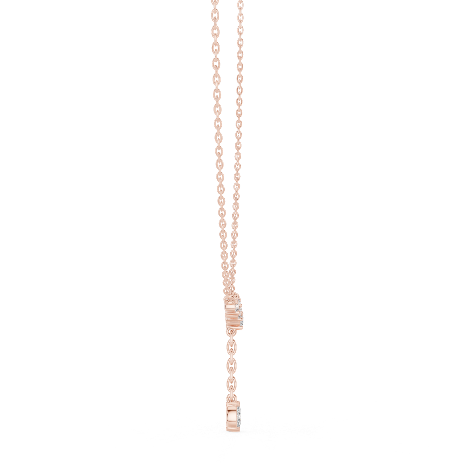 Seren Chevron Drop Pendant