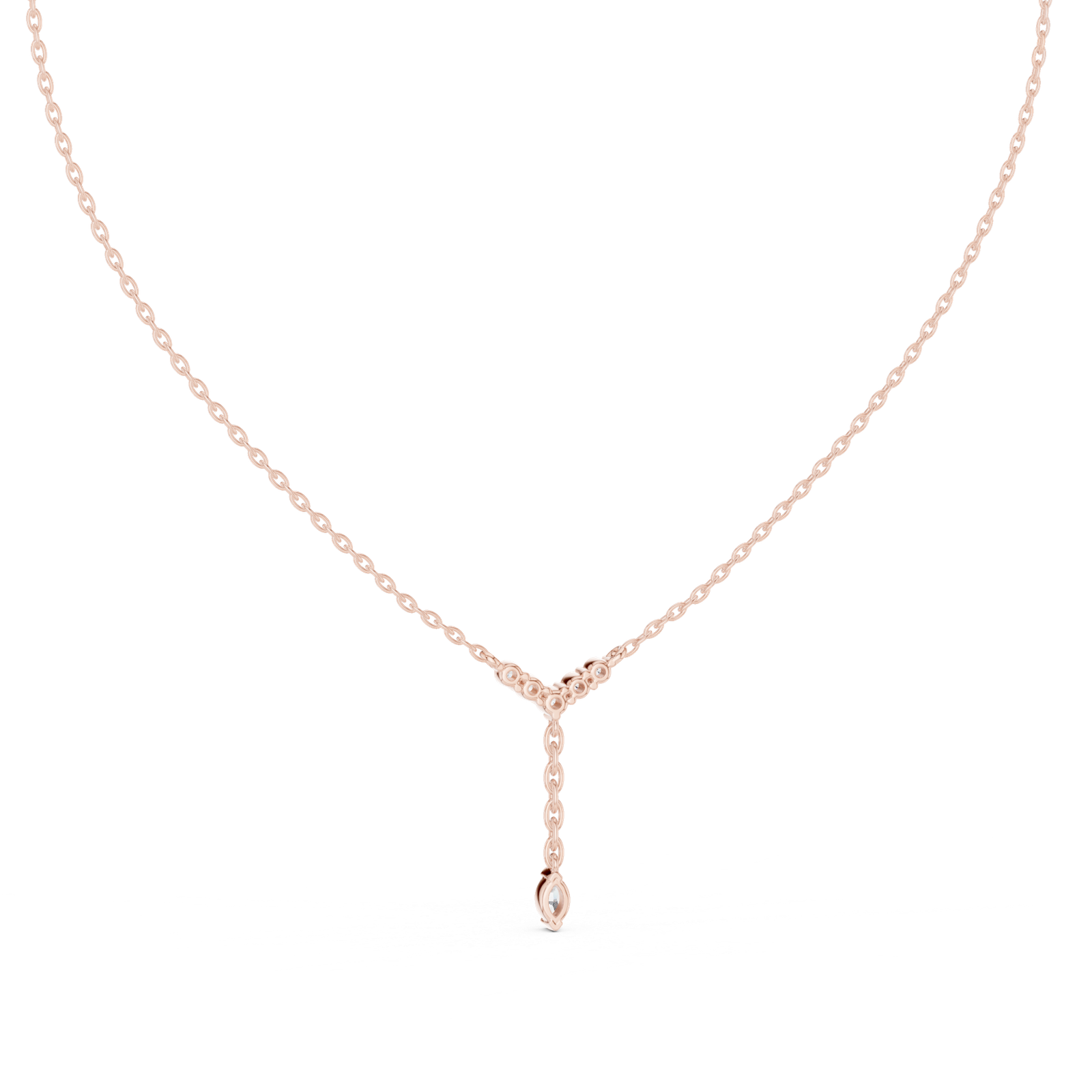 Seren Chevron Drop Pendant