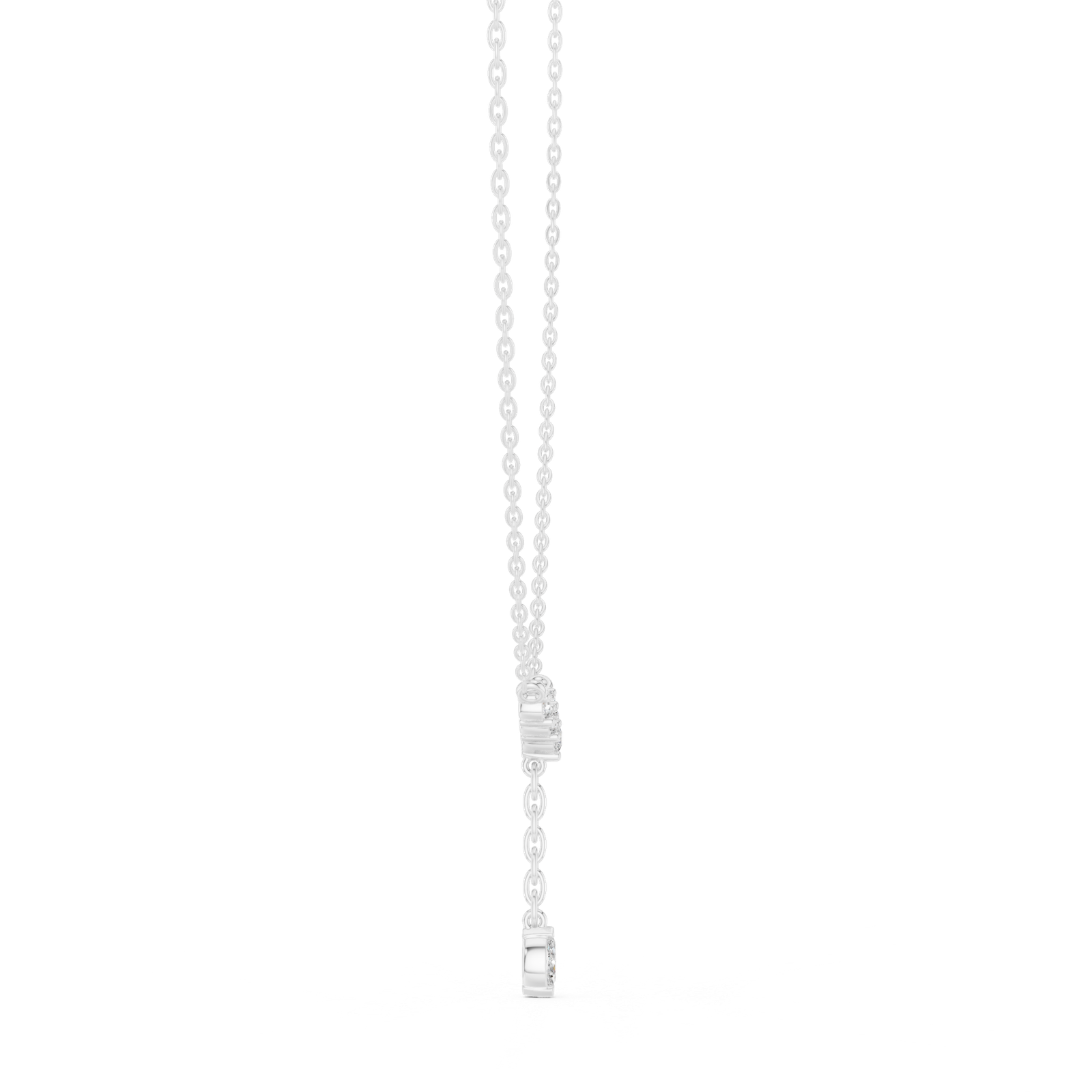 Seren Chevron Drop Pendant