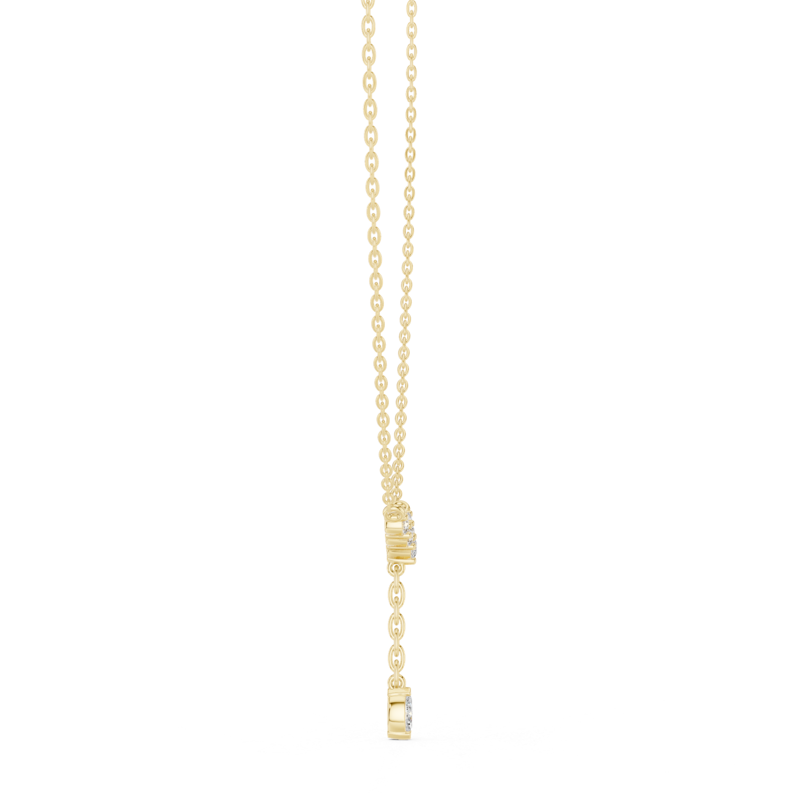 Seren Chevron Drop Pendant