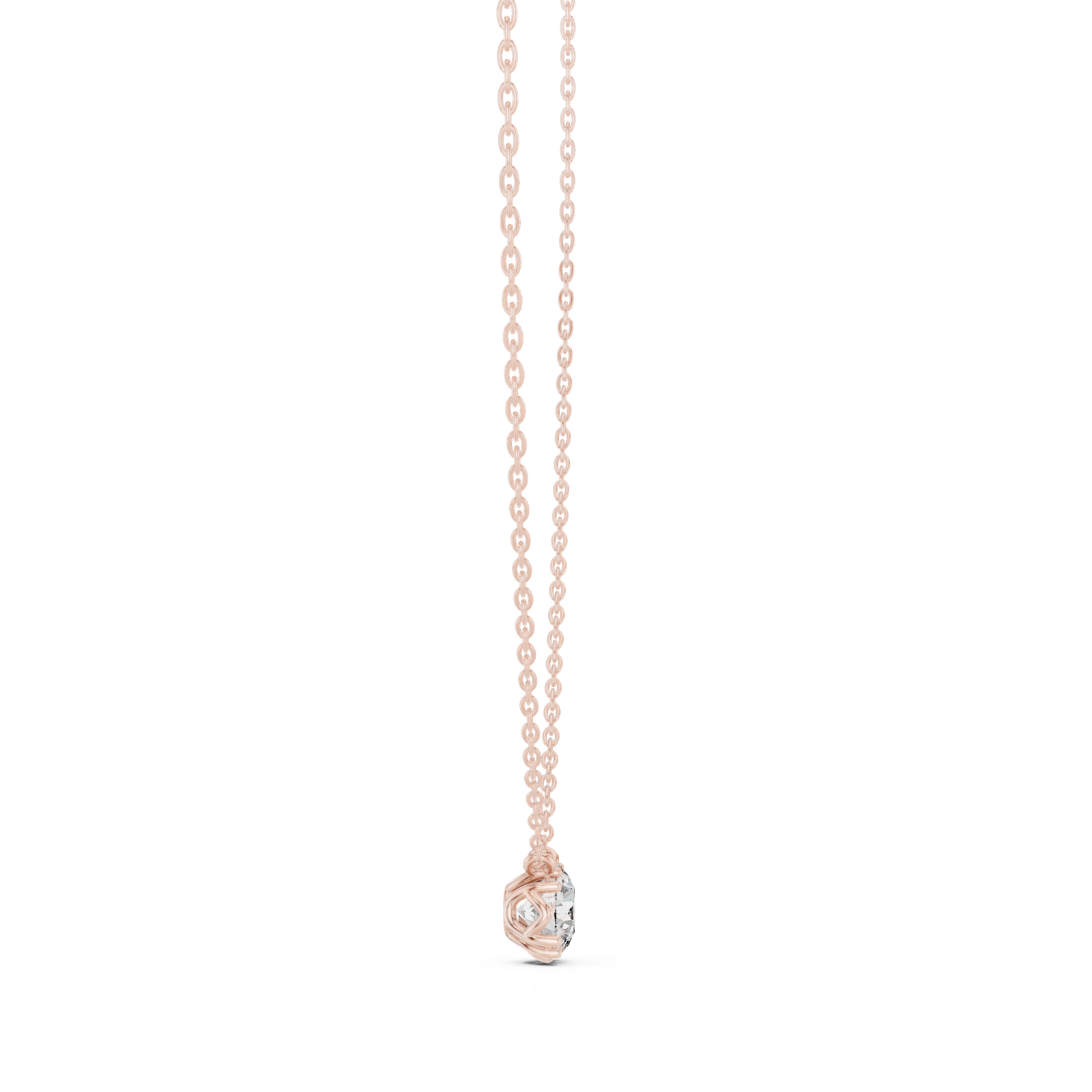 Cressida Round Bezel Solitaire Pendant