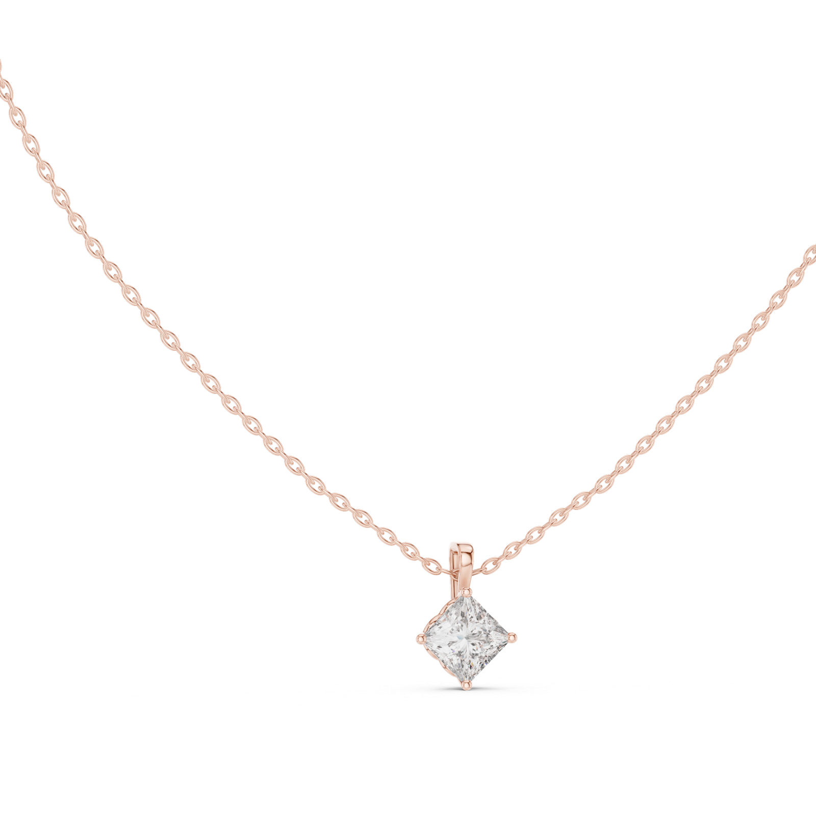 Evelina Princess Solitaire Pendant
