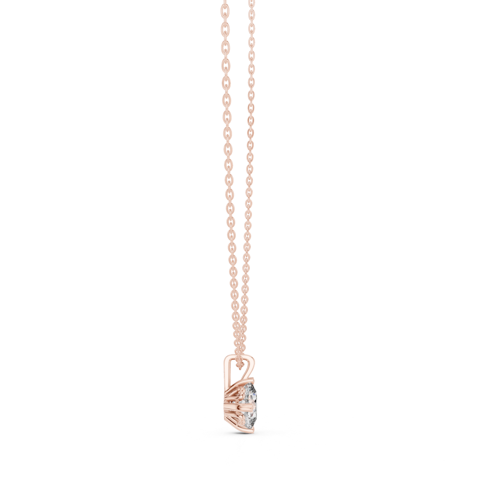 Mireya Cushion Crown Solitaire Pendant