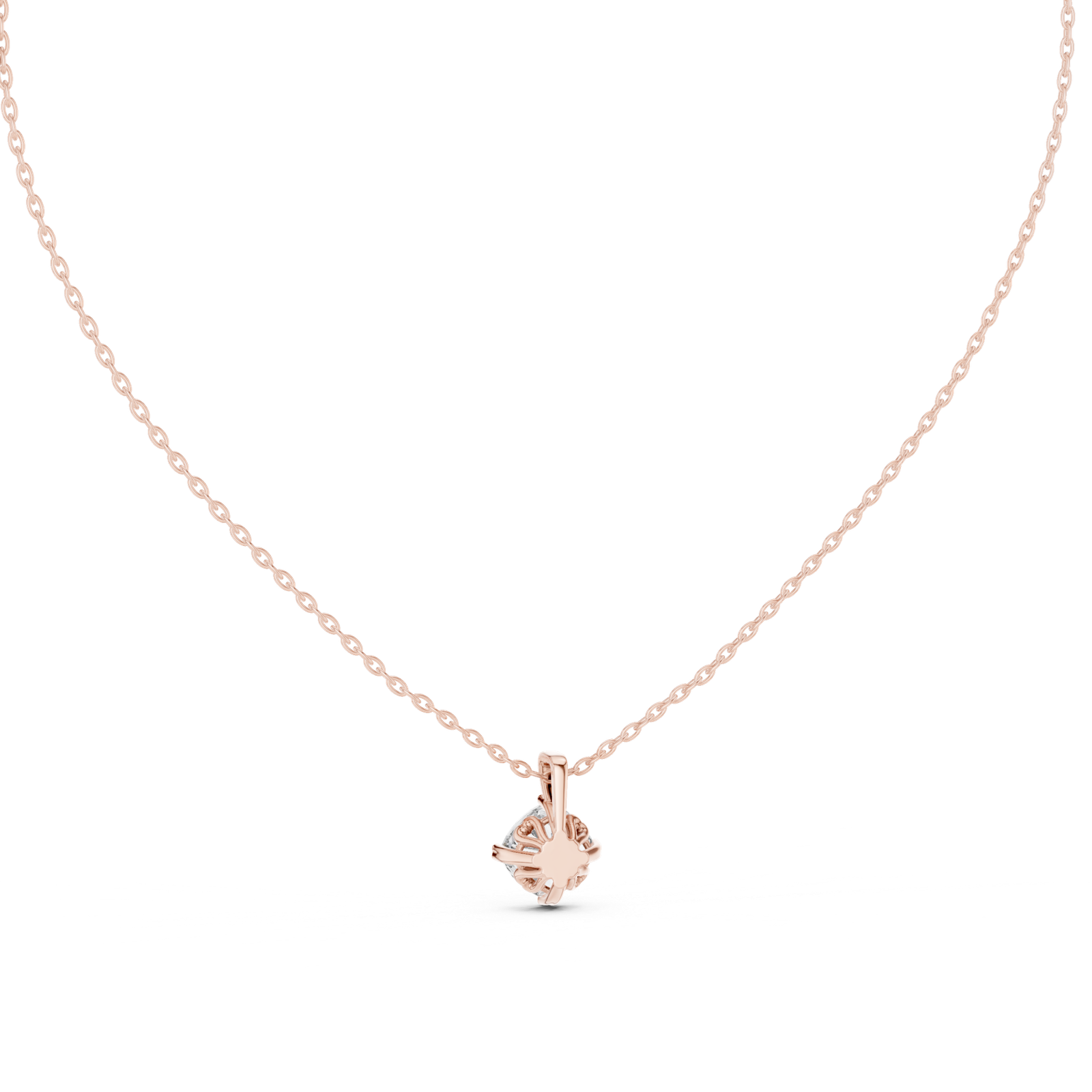 Mireya Cushion Crown Solitaire Pendant