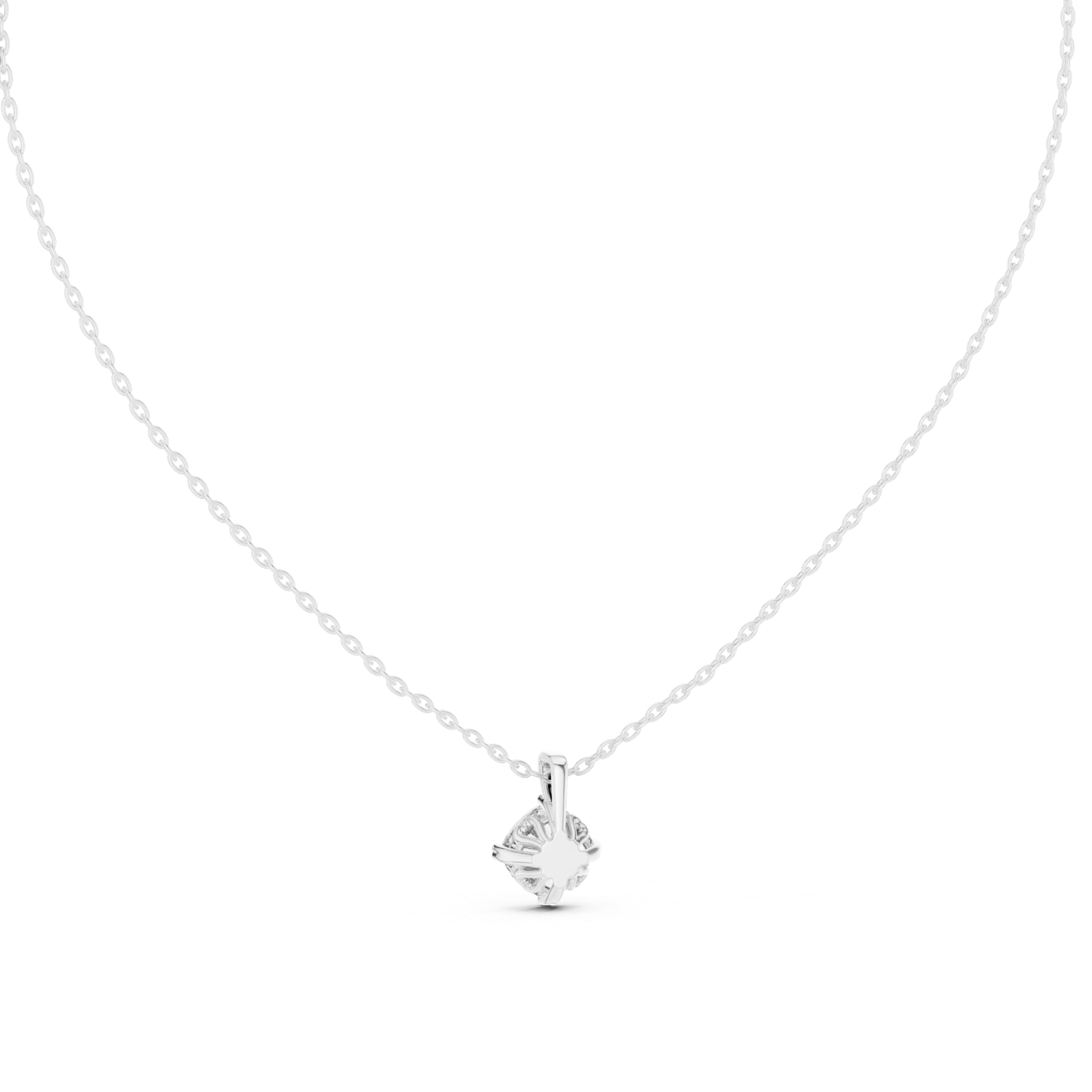 Mireya Cushion Crown Solitaire Pendant