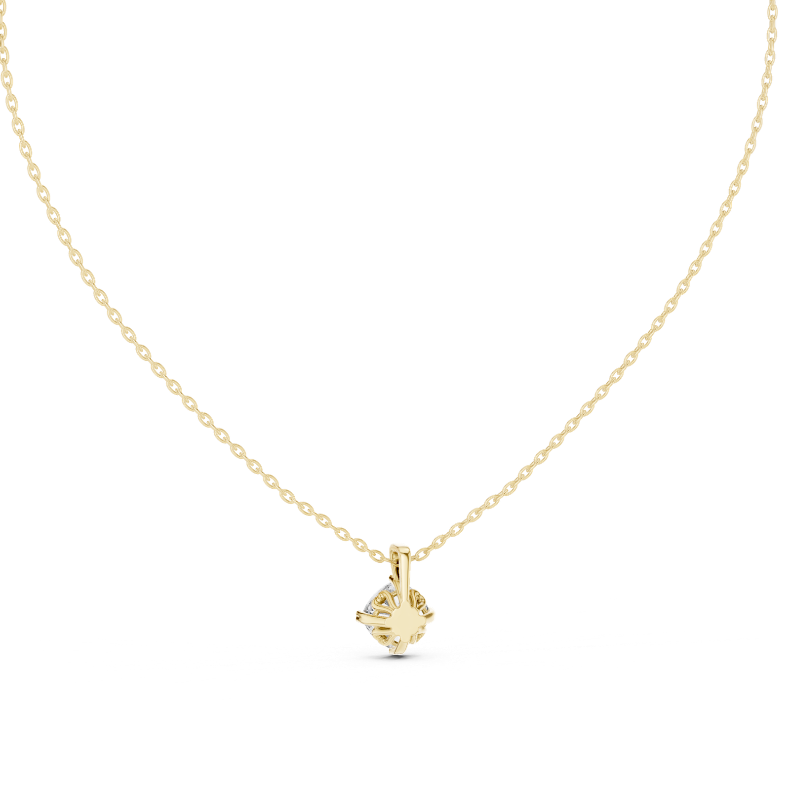 Mireya Cushion Crown Solitaire Pendant