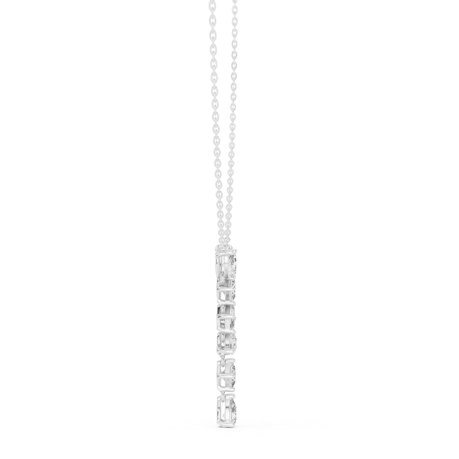 Lisette Mixed Shape Lariat Pendant