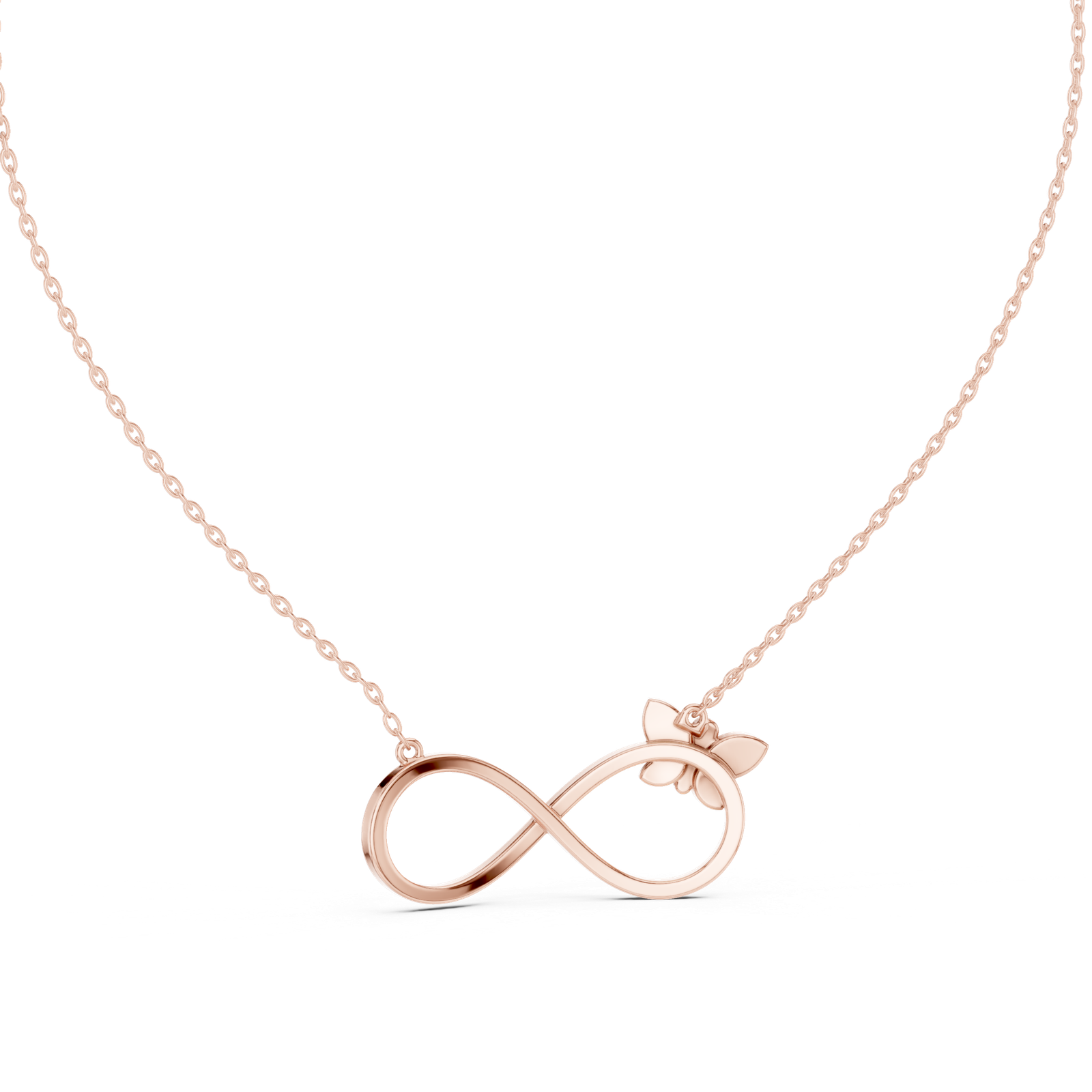 Delphine Infinity Butterfly Pendant