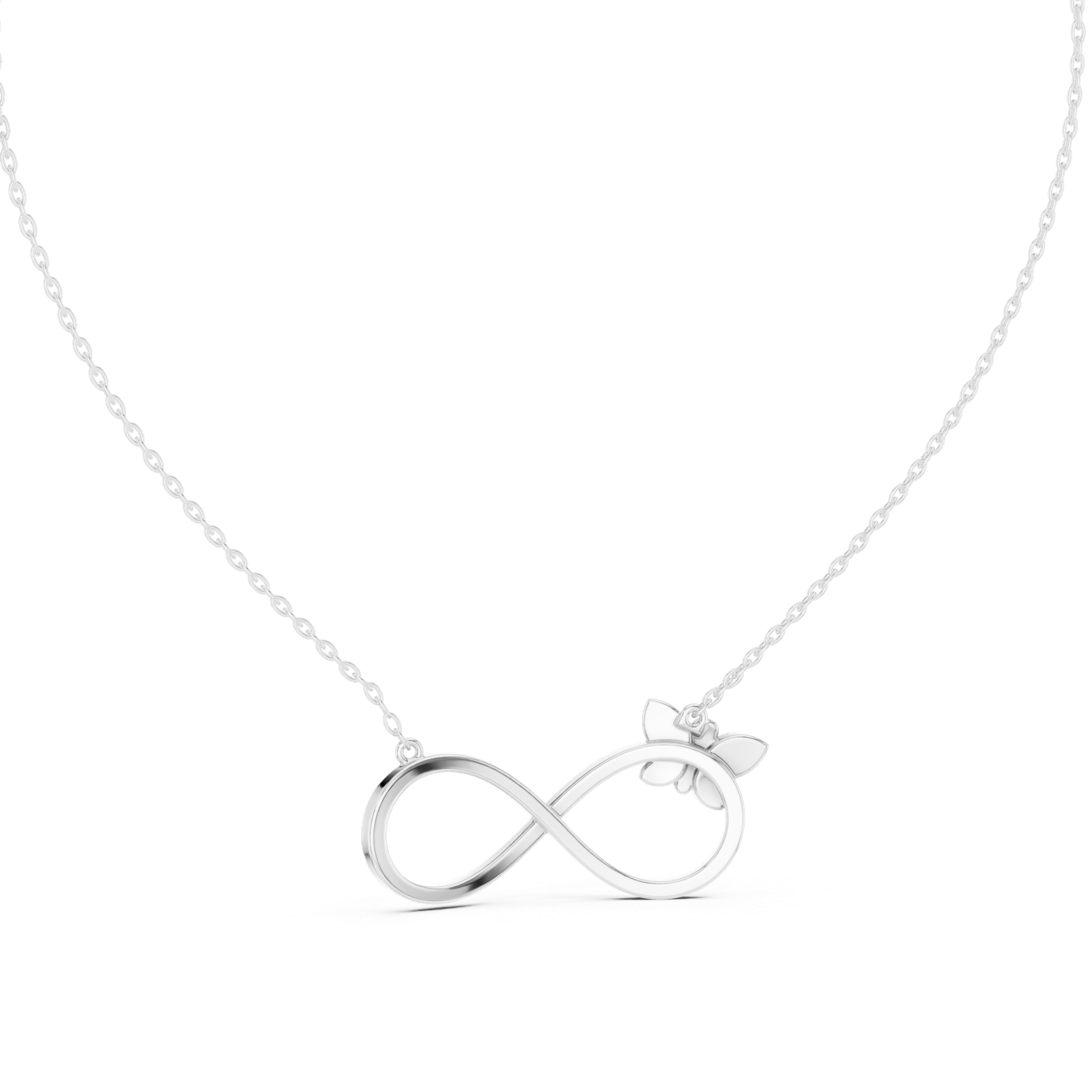 Delphine Infinity Butterfly Pendant