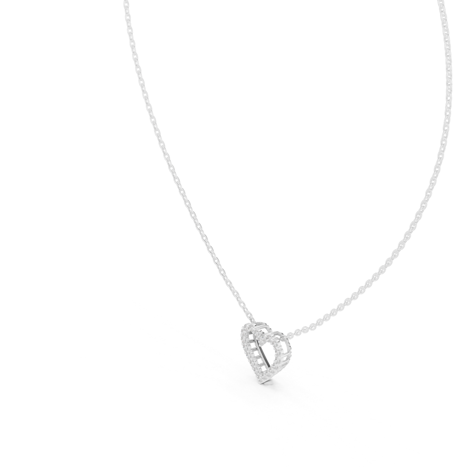 Elodie Open Heart Pendant