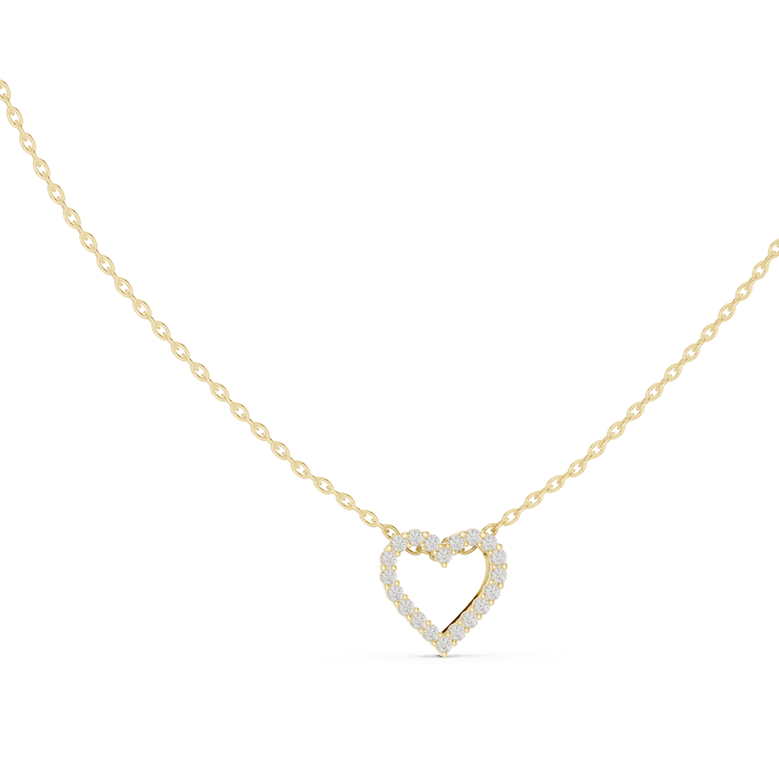 Elodie Open Heart Pendant