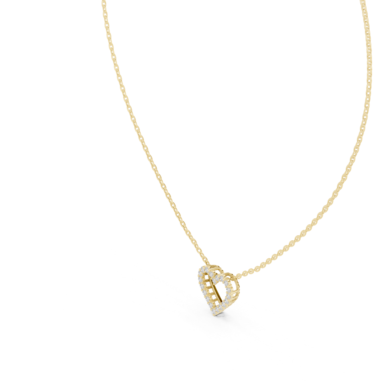 Elodie Open Heart Pendant