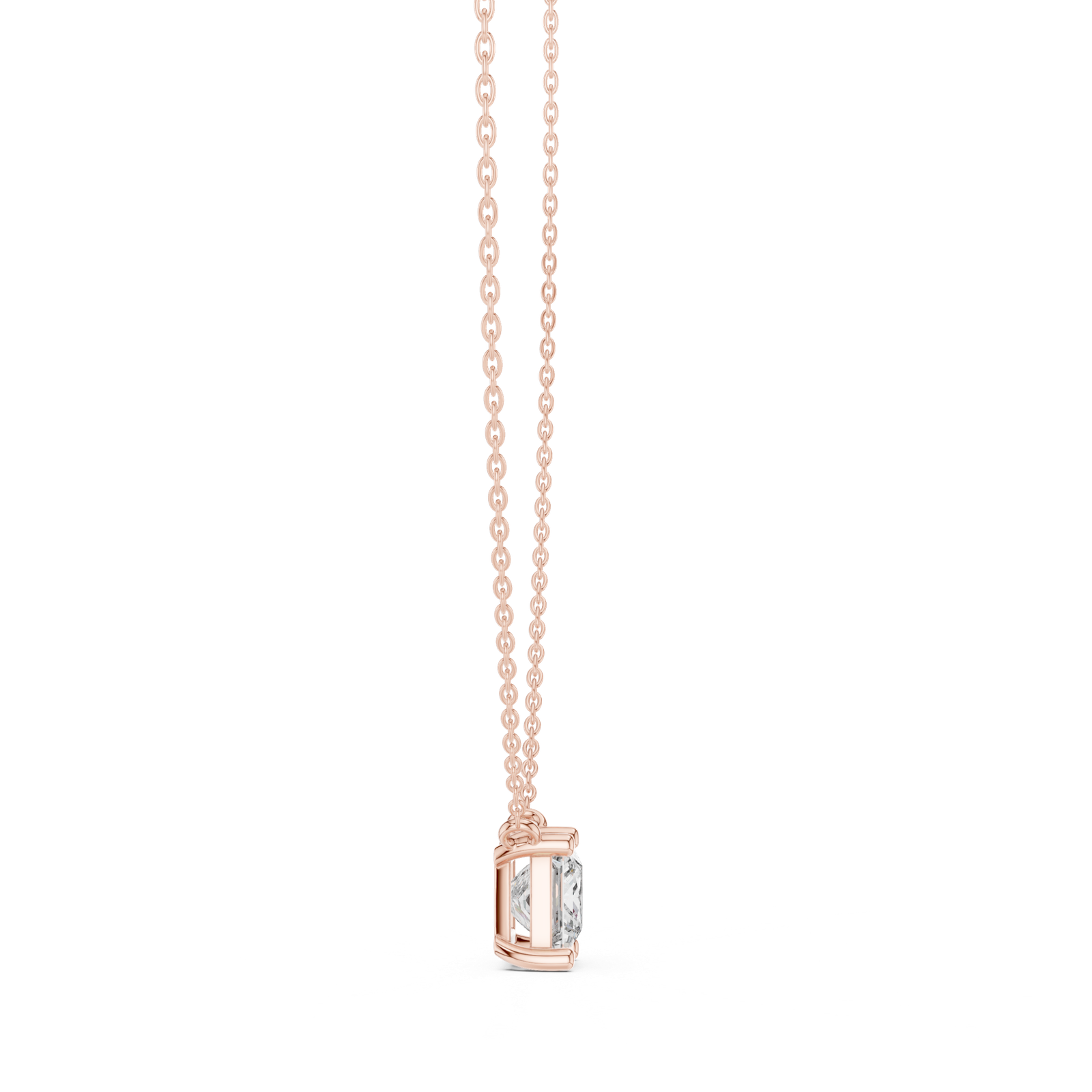 Lyra Princess Bezel Slider Pendant