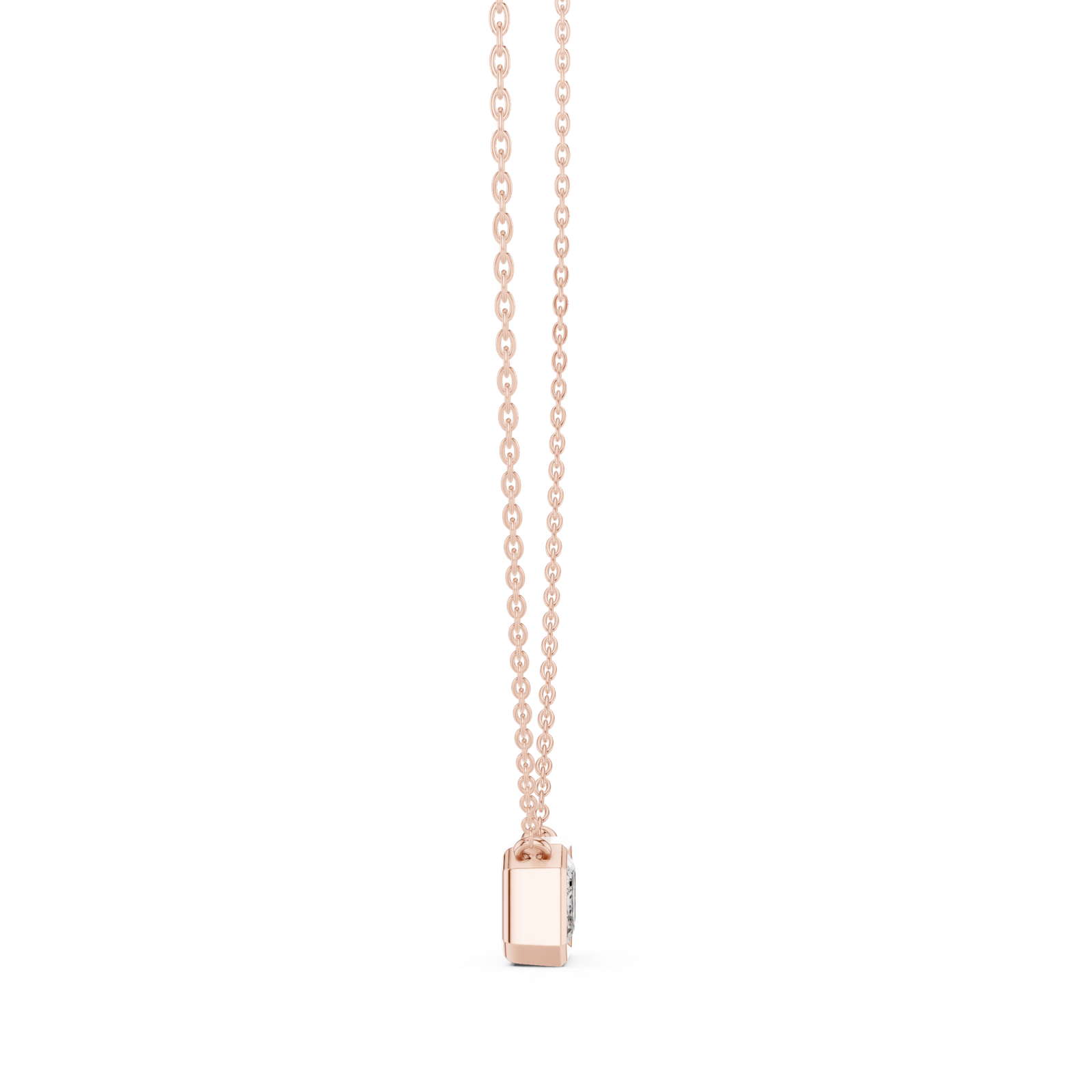 Amelie Emerald Bezel Statement Pendant